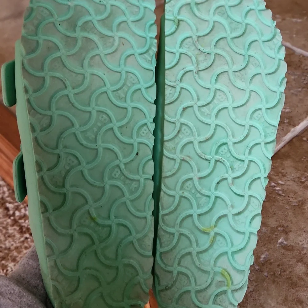 Birkenstock Womans Mint Green Sandals Size EUR 40 - Picture 9 of 14